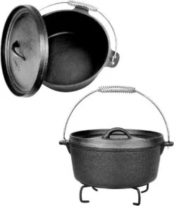EL Fuego Dutch Oven Set Gietijzer 7-delig -Barbecue Verkoop 1010x1200
