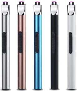 Staza - Oplaadbare Lange Elektrische Aansteker - Duurzame Plasma Aansteker - Inclusief Cadeauverpakking - BBQ - Kaarsen - Zwart -Barbecue Verkoop 1015x1200