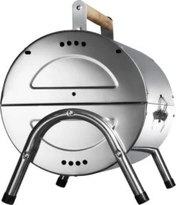 BBQ Collection Houtskoolbarbecue - Cilinder - Chroom -Barbecue Verkoop 1024x1200