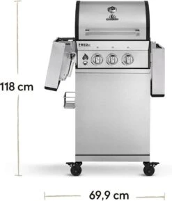Burnhard Gas BBQ FRED JR. Deluxe - 2 Branders - Incl. Keramische Infraroodbrander & Afdekhoes - Deluxe 39 Burnhard Gas BBQ FRED JR. Deluxe - 2 Branders - Incl. Keramische Infraroodbrander & Afdekhoes - Deluxe -Barbecue Verkoop 1027x1200 2