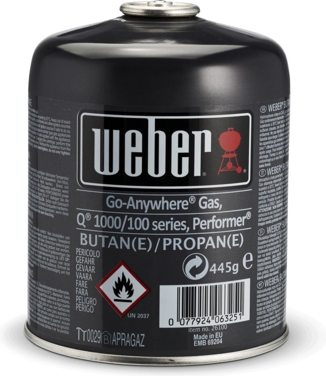 Weber® Gasbusje 1 Weber® Gasbusje