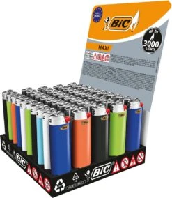 BIC Lighter Aansteker Maxi J26 Display(50stuks) -Barbecue Verkoop 1045x1200
