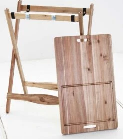 SenS-Line Inklapbare BBQ Bijzettafel - Acacia -Barbecue Verkoop 1068x1200