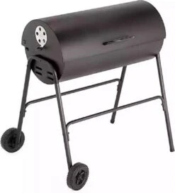 BBQ XL Houtskoolbarbecue - Cilindervorm - Grilloppervlak (LxB) 71 X 35 Cm - Zwart -Barbecue Verkoop 1089x1200