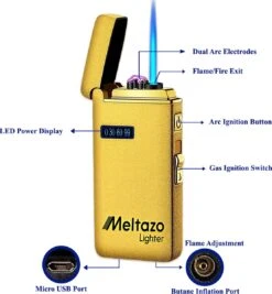 MELTAZO Elektrische Aansteker, Aansteker Gas, Electric Lighter, Gasaansteker Navulbaar, Elektronische Aansteker, Aansteker Plasma, Aansteker Vuurwerk, USB Aansteker Plasma, 2-in-1 Aansteker Voor Sigaretten Camping Kaarsen - 2023 Editie 8 MELTAZO Elektrische Aansteker, Aansteker Gas, Electric Lighter, Gasaansteker Navulbaar, Elektronische Aansteker, Aansteker Plasma, Aansteker Vuurwerk, USB Aansteker Plasma, 2-in-1 Aansteker Voor Sigaretten Camping Kaarsen - 2023 Editie -Barbecue Verkoop 1111x1200