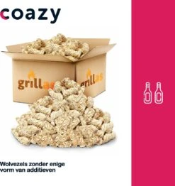 Aanmaakkrullen Voor BBQ Of Kachel | 3kg ECO FSC Gecertificeerd Aanmaakhout Barbecue - Biologisch En Duurzaam Aanmaakwokkels - Houtwol Wokkels - Barbeque Aansteker - Aanmaakblokjes - Accessoires - Ongeveer 240 Krullen -Barbecue Verkoop 1132x1200 5