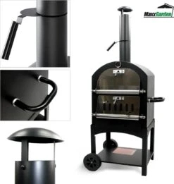 MaxxGarden Pizza Oven - Smoker Barbecue Op Hout, Houtskool Of Pellets - 45 X 65 X 158cm -Barbecue Verkoop 1137x1200 5