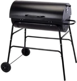 BBQ XL Houtskoolbarbecue - Cilindervorm - Grilloppervlak (LxB) 71 X 35 Cm - Zwart -Barbecue Verkoop 1141x1200 1