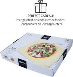 Boska Pizzasteen Deluxe Rechthoek - Voor De Oven - Knapperige Pizza's - 40x32 Cm - BBQ Accessoires 21 Boska Pizzasteen Deluxe Rechthoek - Voor De Oven - Knapperige Pizza's - 40x32 Cm - BBQ Accessoires -Barbecue Verkoop 1142x1200 2