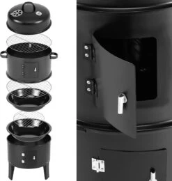 Merkloos Monzana Barbecue-ROKER-Grill-Oven -Barbecue Verkoop 1142x1200 5