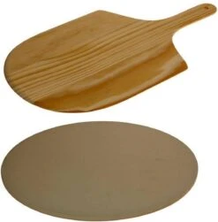 Merkloos Excellent Houseware Pizza-baksteen - Met Pizza-schep -Barbecue Verkoop 1179x1200 1