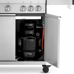 Burnhard Gas BBQ Big FRED Deluxe - 4 Branders - Incl. Keramische Infraroodbrander & Afdekhoes - Deluxe -Barbecue Verkoop 1193x1200 4