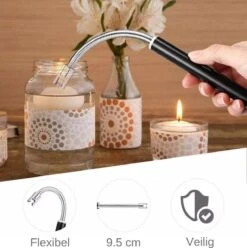 Merkloos BBQ Aansteker Oplaadbaar Met Usb Kabel - Elektrische Keuken Aansteker - Flexibele Aansteker - Zwart -Barbecue Verkoop 1196x1200 1