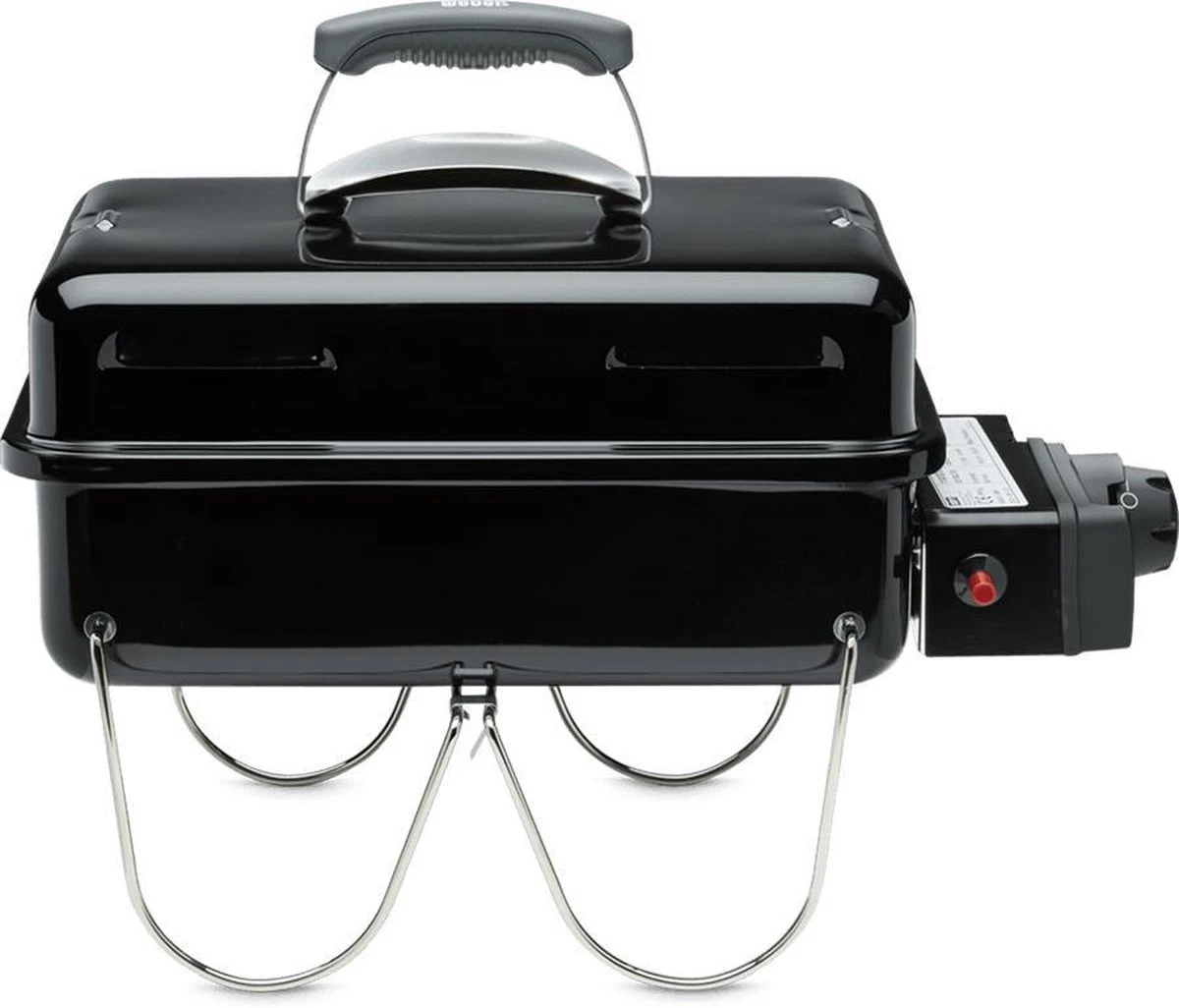 Weber Go-Anywhere Gas Barbecue - 41x26 Cm - Roestvrijstalen Branders - Gasregelkop - Incl. Deksel 1 Weber Go-Anywhere Gas Barbecue - 41x26 Cm - Roestvrijstalen Branders - Gasregelkop - Incl. Deksel