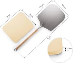 Blumtal - Pizzasteen Met XL Pizza Schep - Professionele Pizza Set - Cordieriet Pizza Stone 10 Blumtal - Pizzasteen Met XL Pizza Schep - Professionele Pizza Set - Cordieriet Pizza Stone -Barbecue Verkoop 1200x1039 3