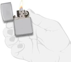 Zippo Lighter Polished Chrome -Barbecue Verkoop 1200x1044