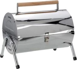 BBQ Collection Houtskoolbarbecue - Cilinder - Chroom -Barbecue Verkoop 1200x1072