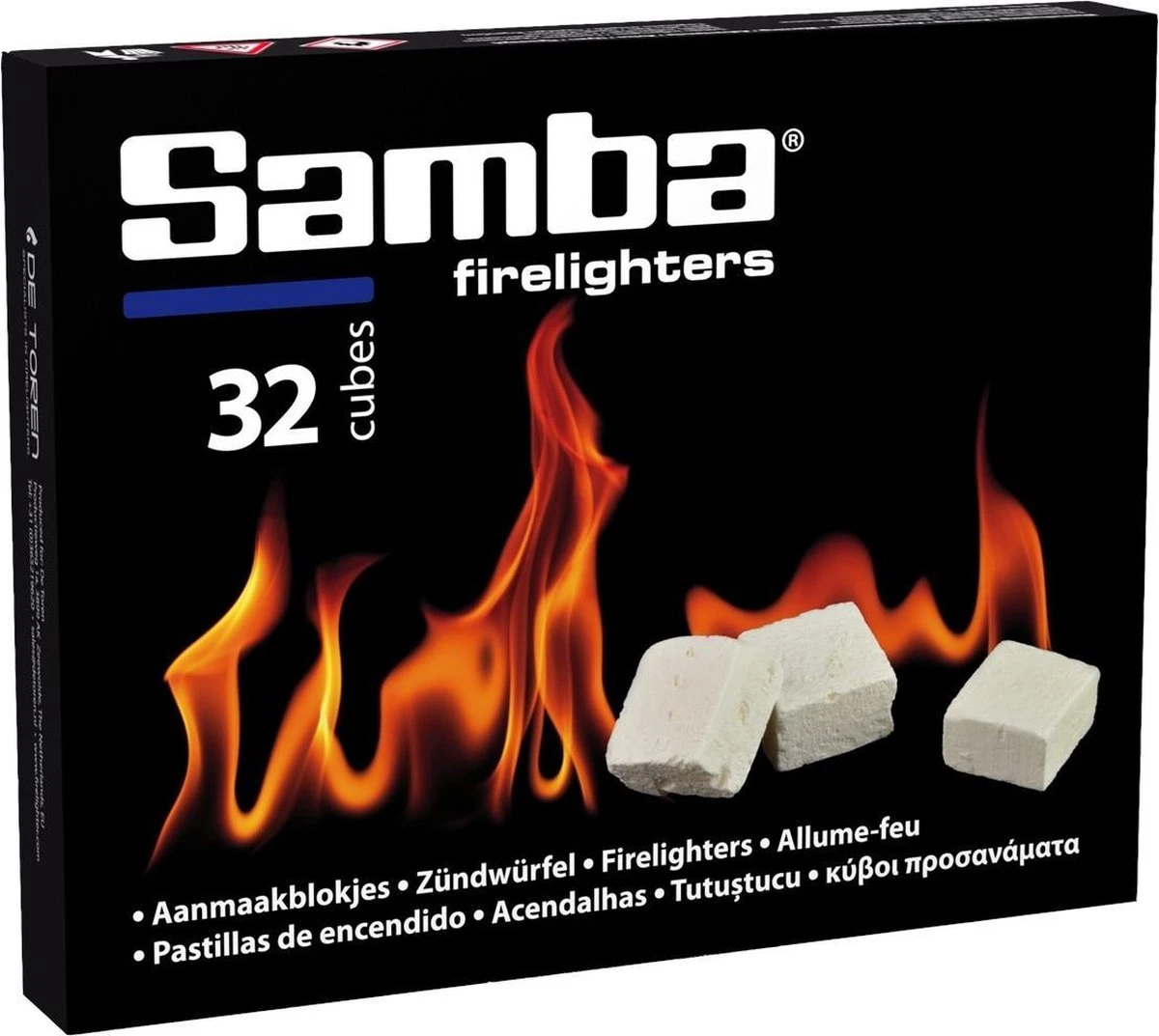 Samba Aanmaakblokjes 32 Stuks Wit Bbq Open Haard 5 Samba Aanmaakblokjes 32 Stuks Wit Bbq Open Haard - Afbeelding 5