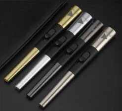 Oplaadbare Lange Elektrische Aansteker - Duurzame Plasma Aansteker – Luxe Aansteker - Inclusief Cadeauverpakking - BBQ – Kaarsen - Zwart -Barbecue Verkoop 1200x1089