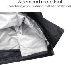 BBQ Beschermhoes - Voor Kamado - Universeel - Tot 23 Inch - Zwart -Barbecue Verkoop 1200x1100