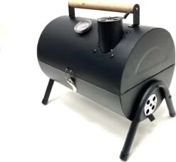 Compacte Draagbare Kolen BBQ Van Wolff BBQ - Handig Voor Op De Camping Op Het Strand Of In Een Park - Smoker Barbecue - Draagbare Lichtgewicht Bbq - Met Thermometer En Lucht Doorvoer. Laat Je Vlees Langzaam Garen. -Barbecue Verkoop 1200x1102 4