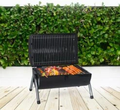 MaxxGarden BBQ - Houtskool Barbecue - Smoker Barbecue - Grilloppervlak (LxB) 38 X 52 Cm - Met Dubbel Grill Vlak - Zwart -Barbecue Verkoop 1200x1105 2