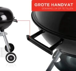 BBQ Collection Houtskoolbarbecue - Kogelbarbecue 45 X 60 Centimeter - Ronde Barbecue - Barbecue Op Wielen - Zwart - Metaal -Barbecue Verkoop 1200x1116 2
