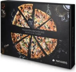 Navaris Pizzasteen XL Voor Oven En Barbecue - Rechthoekige Pizzaplaat 38 X 30 Cm - Inclusief Receptenboek - Keramisch Geglazuurd - Zwart 20 Navaris Pizzasteen XL Voor Oven En Barbecue - Rechthoekige Pizzaplaat 38 X 30 Cm - Inclusief Receptenboek - Keramisch Geglazuurd - Zwart -Barbecue Verkoop 1200x1125 2