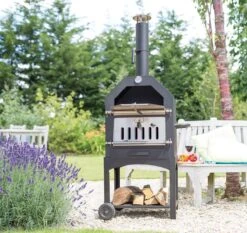 Merkloos MaxxGarden Pizza Oven - Smoker Barbecue Houtskool 45 X 65 X 158cm -Barbecue Verkoop 1200x1134 1