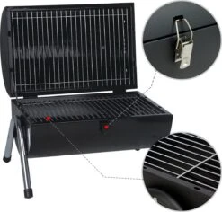MaxxGarden BBQ - Houtskool Barbecue - Smoker Barbecue - Grilloppervlak (LxB) 38 X 52 Cm - Met Dubbel Grill Vlak - Zwart -Barbecue Verkoop 1200x1148 3