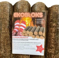 Ekobloks Hardhout Briketten 10 KG - Openhaard- Allesbrander- Kachel- Haardblokken - Hoog Rendement - Extra Lange Brandduur - Duurzaam - CO2 Neutraal - Meer Warmte - Gezondere Lucht - Minder Afval - Goedkope Brandstof - Mooie Vlammen - Puur Natuur -Barbecue Verkoop 1200x1172