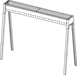 Spiedini Saté-bbq Bali 80 - Saté Houtskoolbarbecue Met Horizontaal Rooster - 80 Cm Lang, 11 Cm Breed - Materiaal: Gealuminiseerd Ijzer -Barbecue Verkoop 1200x1179 5