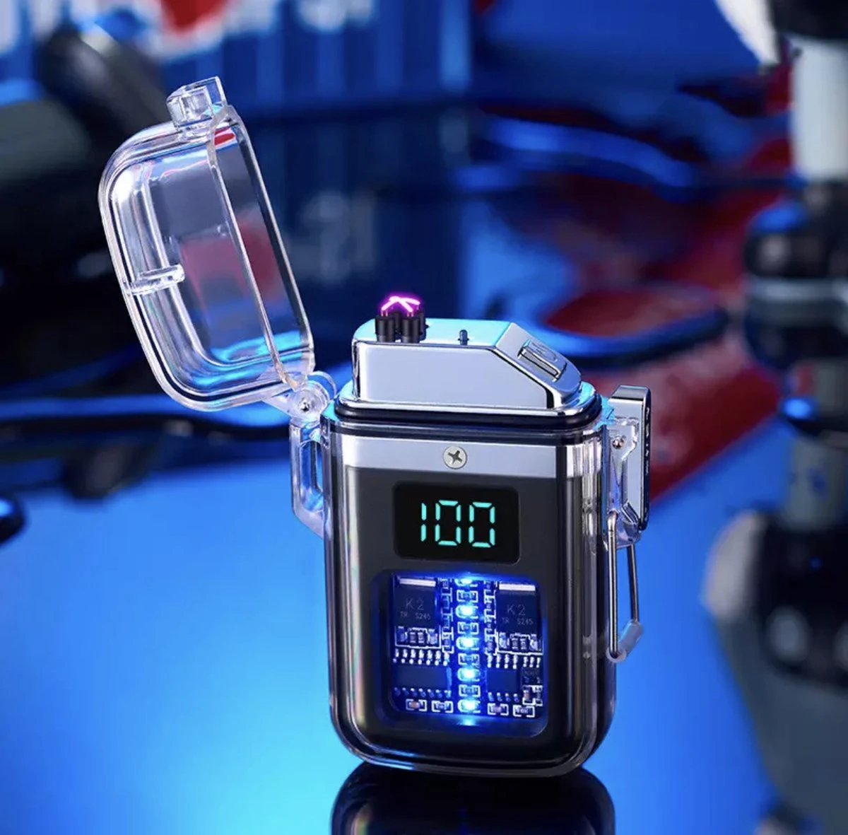 Merkloos Elektrische Plasma Aansteker | USB Oplaadbaar | Wind En Storm Bestendig | Voor Vuurwerk - Pyro Liefhebbers | Zwart 1 Merkloos Elektrische Plasma Aansteker | USB Oplaadbaar | Wind En Storm Bestendig | Voor Vuurwerk - Pyro Liefhebbers | Zwart