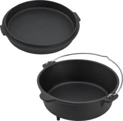 Dutch Oven Enkhuizen Met Deksel Gietijzer Zwart - 4 Varianten -Barbecue Verkoop 1200x1181 3