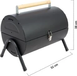 MaxxGarden BBQ - Houtskool Barbecue - Smoker Barbecue - Grilloppervlak (LxB) 38 X 52 Cm - Met Dubbel Grill Vlak - Zwart -Barbecue Verkoop 1200x1182 1