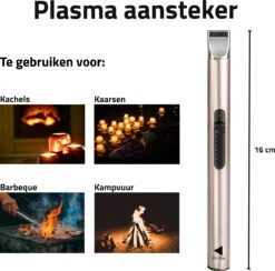 Oplaadbare Lange Elektrische Aansteker - Duurzame Plasma Aansteker - Inclusief Cadeauverpakking - BBQ - Kaarsen - Rose -Barbecue Verkoop 1200x1187 1