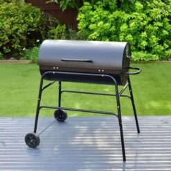 BBQ XL Houtskoolbarbecue - Cilindervorm - Grilloppervlak (LxB) 71 X 35 Cm - Zwart -Barbecue Verkoop 1200x1196