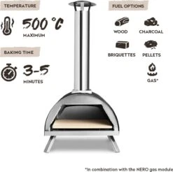 Burnhard Pizzaoven Voor Buiten - Nero -Barbecue Verkoop 1200x1197 7