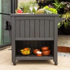 BluMill BBQ Tafel - Inclusief Koelvak 80 Liter - Op Wieltjes - Met Flessenopener - 102 X 46 X 86,5 Cm -Barbecue Verkoop 1200x1200 11