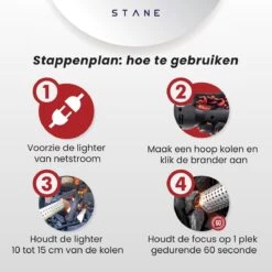 Bbq Aansteker Electrisch - Looftlighter - Bbq Starter - Bbq Accesoires - One Minute Lighter - Incl. Bbq Handschoenen - ®Stane -Barbecue Verkoop 1200x1200 112