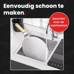 GrillX Pizzaschep Met Pizzasnijder - 30cm - In Luxe Doos - Pizzaspatel Voor BBQ & Oven - BBQ Accesoires Gereedschap -Barbecue Verkoop 1200x1200 182