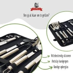 Krumble 18-delige Barbecue Set / Roestvrijstalen BBQ Set Van 18 / Inclusief Handige Opbergtas - RVS 10 Krumble 18-delige Barbecue Set / Roestvrijstalen BBQ Set Van 18 / Inclusief Handige Opbergtas - RVS -Barbecue Verkoop 1200x1200 192