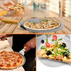 Inpro Pizzaschep RVS - Rond - Voor BBQ En Oven - Pizzaspatel - Taartschep - Houten Handvat - BBQ Gereedschap - Keukengerei - 30 Cm Diameter - Spatel -Barbecue Verkoop 1200x1200 198