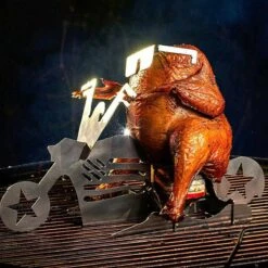 GrillX Beer Can Chicken Houder - Kiphouder Motorcycle - BBQ Accesoires - Bierkip - Barbeque Gereedschap - Chicken Sitter -Barbecue Verkoop 1200x1200 213
