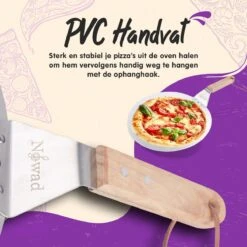 Nowad Pizzaschep RVS Rond Voor BBQ En Oven - 30,5 Cm - Pizzaspatel - Taartschep - Houten Handvat - Ophangbaar - Rond - Vaatwasbestendig - Keukenaccessoires -Barbecue Verkoop 1200x1200 225