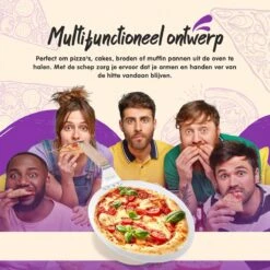 Nowad Pizzaschep RVS Rond Voor BBQ En Oven - 30,5 Cm - Pizzaspatel - Taartschep - Houten Handvat - Ophangbaar - Rond - Vaatwasbestendig - Keukenaccessoires -Barbecue Verkoop 1200x1200 229