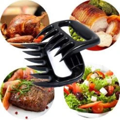 Merkloos Professionele Vleesshredders / Vleesklauwen | Meat Claws | BBQ | Bear Paws | Meat Shredders | Vlees Houders | Barbeque Accesoires | Pulled Pork Klauwen | 2 Stuks -Barbecue Verkoop 1200x1200 237