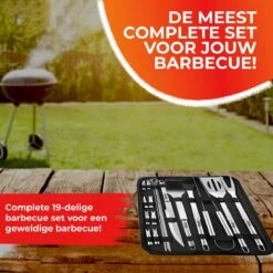 GrillX Barbecue Gereedschap Set - 19-delig - Inclusief Luxe Draagtas - BBQ Accesoires - Gereedschapset -Barbecue Verkoop 1200x1200 243