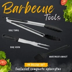 BBQ Gereedschapset - Opbergtas - BBQ Accessoires - BBQ Tang - BBQ Set - BBQ Borstel - BBQ Gereedschap - Roestvrij Staal -Barbecue Verkoop 1200x1200 264