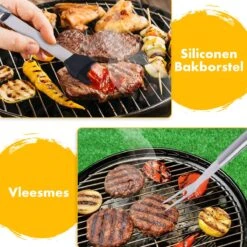 BBQ Accesoires Set Gereedschap Tang Borstel Barbecue Kookgerei - 10 Delig -Barbecue Verkoop 1200x1200 271